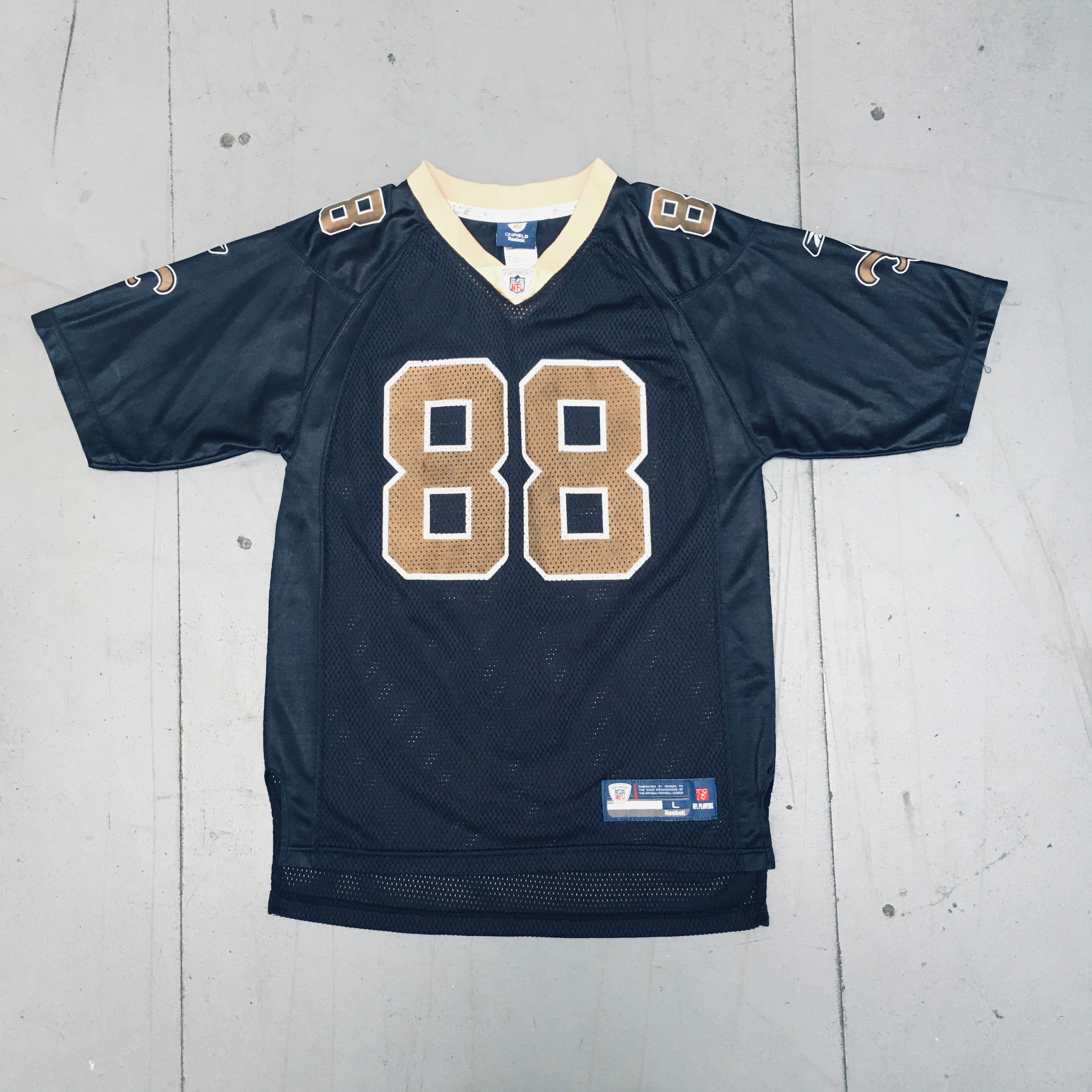 New Orleans Saints Jeremy Shockey 2008/09 Jersey (Size S) - Official NFL Football Jersey for Fans, Game Day & Sports Collectibles