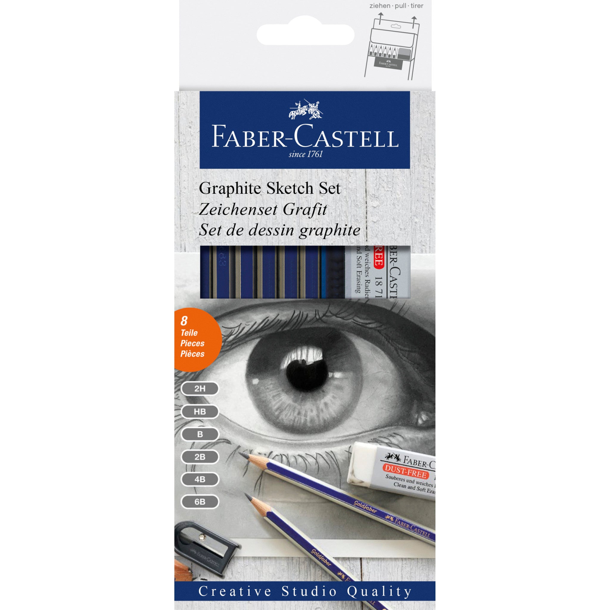 Premium Graphite Sketch Pencil Set - 12 Professional Drawing Pencils (6B to 4H) for Artists & Beginners - Ideal for Sketching, Shading & Art Projects