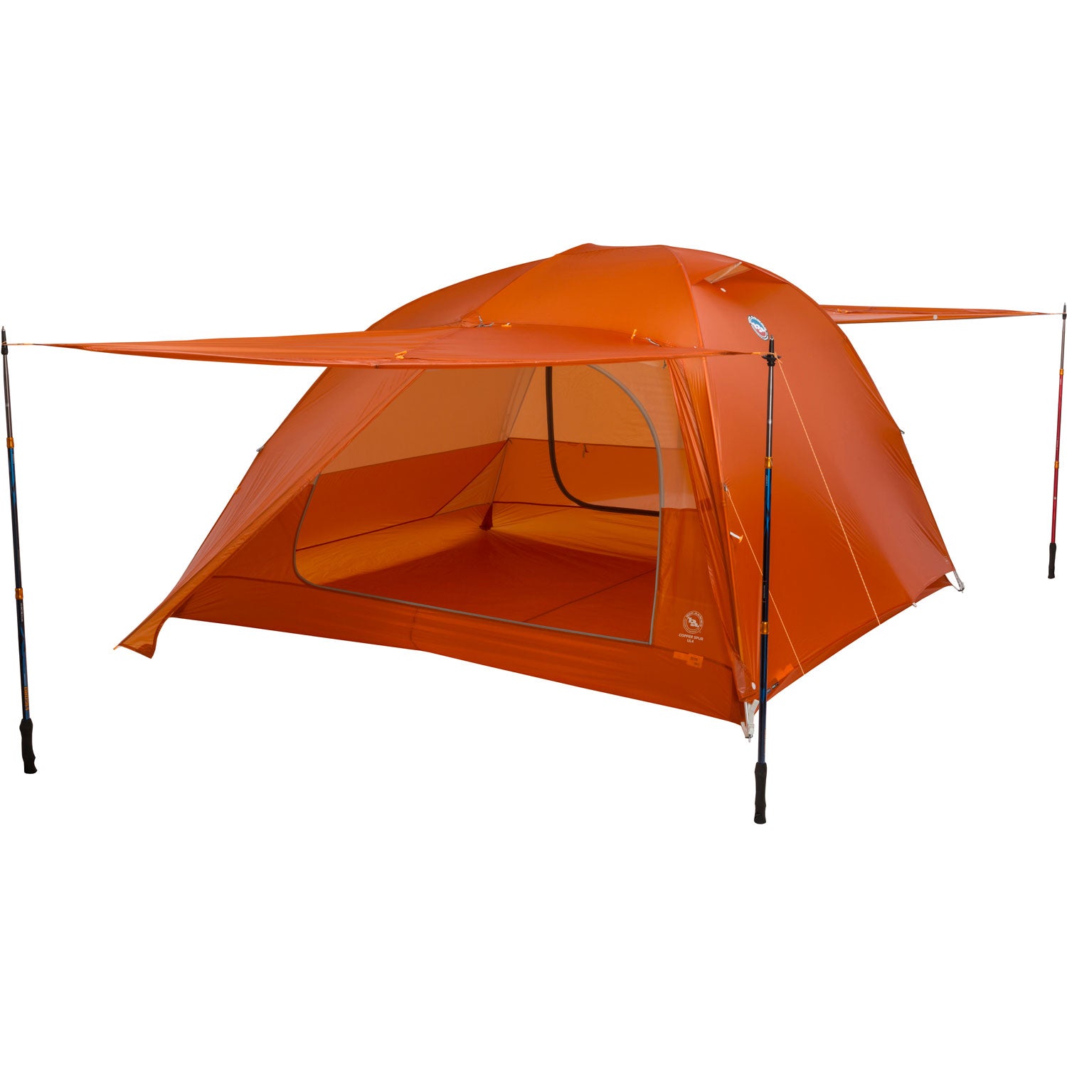 Big Agnes Copper Spur UL 4 Person Backpacking Tent - Lightweight 3-Season Camping Shelter for Family & Group Hiking Adventures