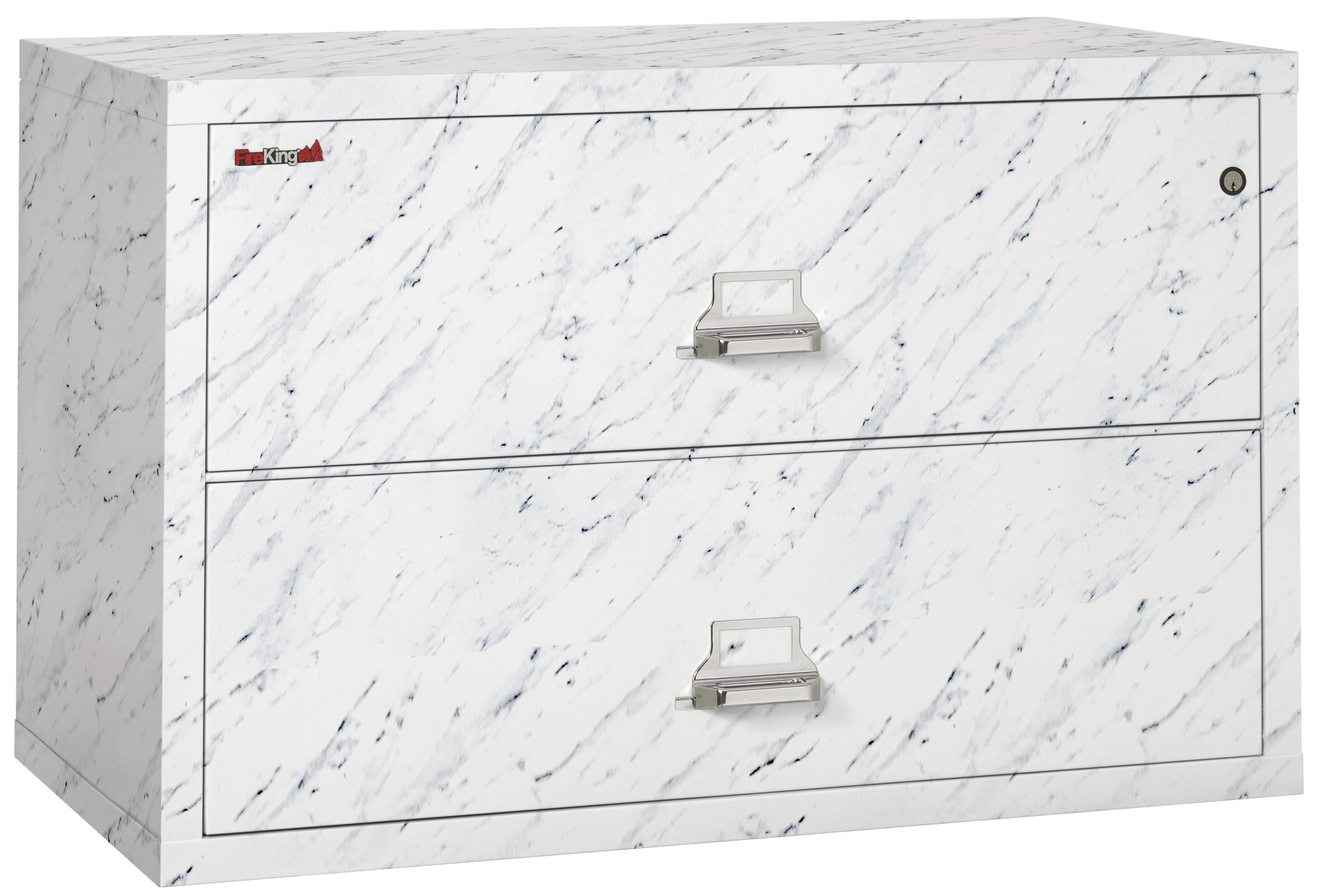 FireKing 2-4422C Premium 44-Inch Wide 2-Drawer Lateral Fireproof File Cabinet - Secure Document Storage for Office & Home Use