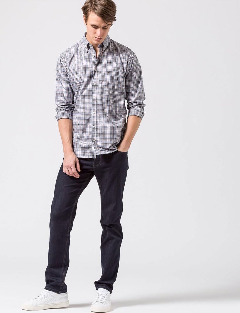 Men's Straight Fit Cooper Denim Jeans - Classic Blue Denim Pants for Casual Wear & Everyday Style | Perfect for Office, Dating & Weekend Outfits