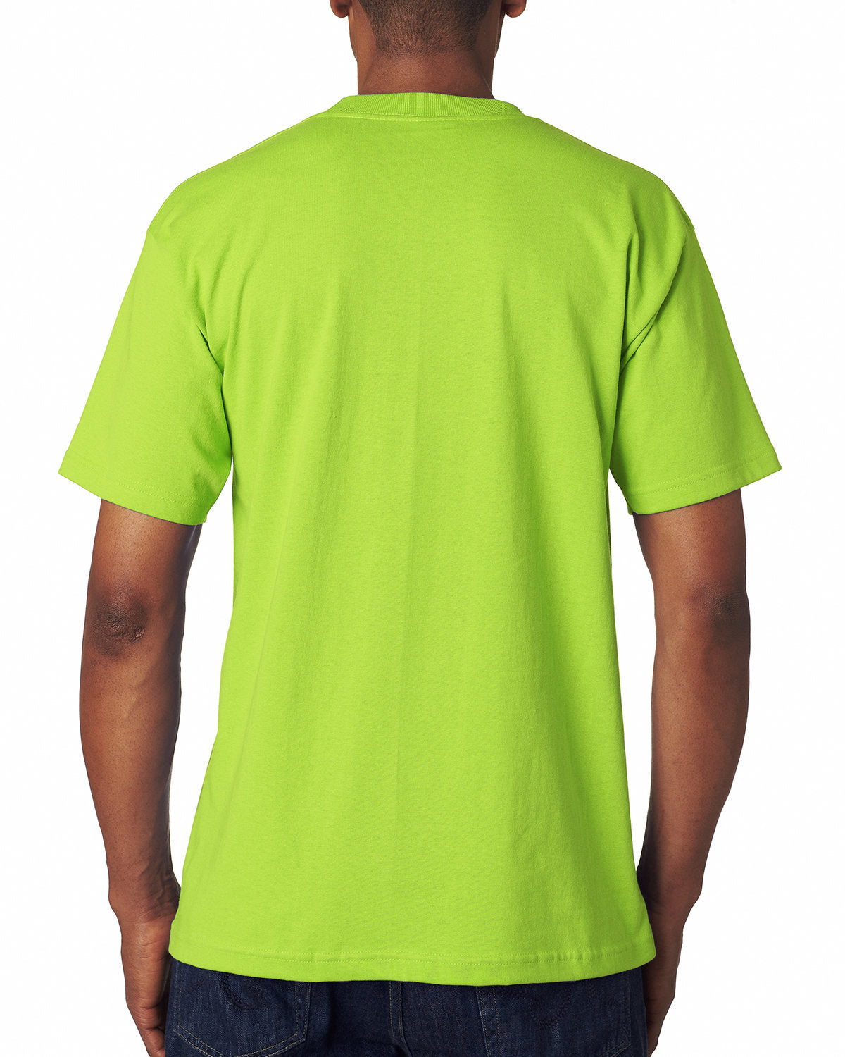 Bayside BA7100 Men's 6.1 oz 100% Cotton Pocket T-Shirt - Comfortable Casual Tee for Everyday Wear, Work & Outdoor Activities