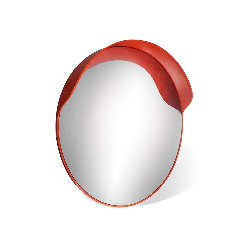 Anti-Theft Interior Mirror - 77CM Round Plastic Safety Mirror with Wide-Angle View for Enhanced Security | Perfect for Parking Lots, Warehouses & Blind Spot Monitoring