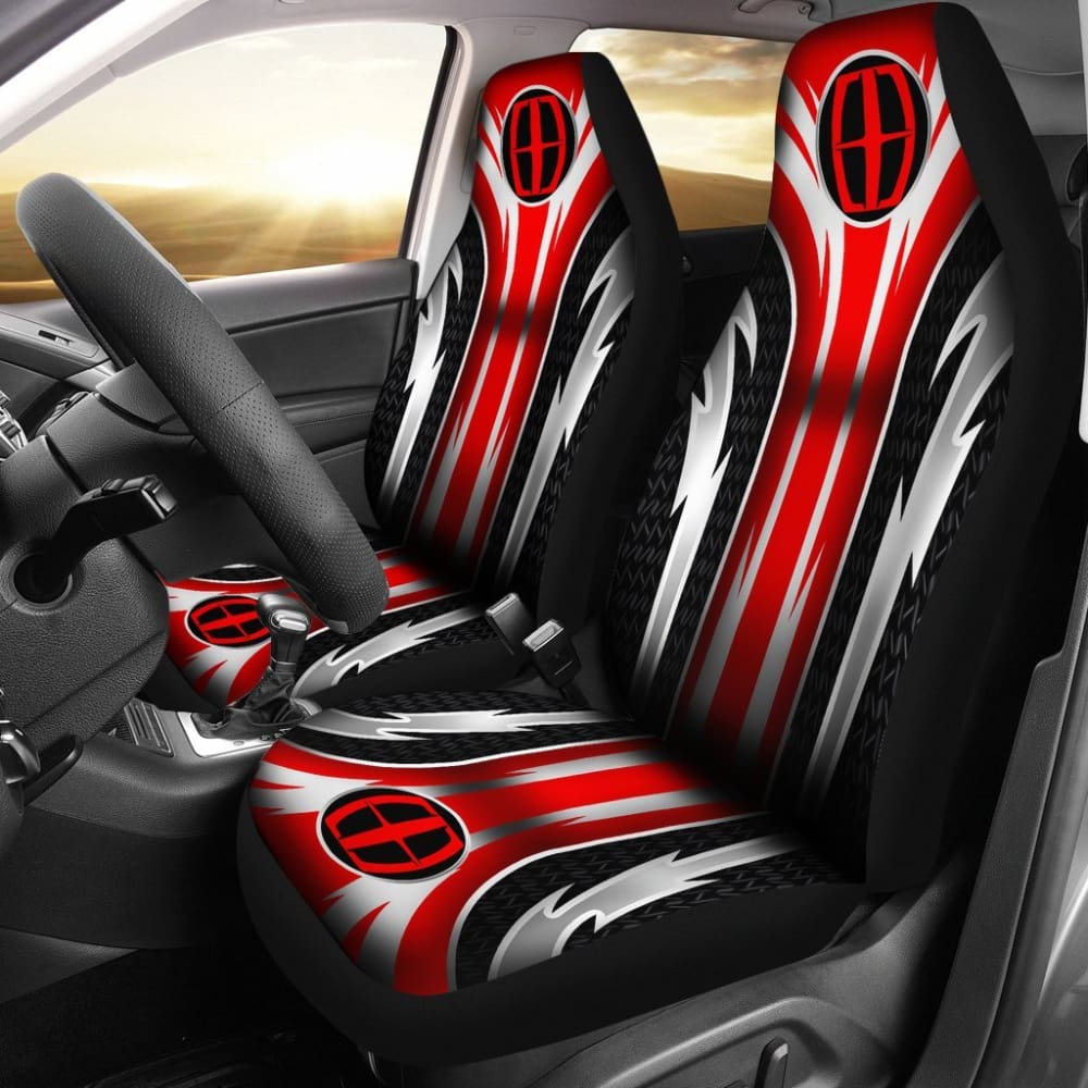 Premium 2-Piece Front Lincoln Seat Covers - Red (Part #144627) | Universal Fit for Lincoln Models | Car Interior Protection & Style Upgrade