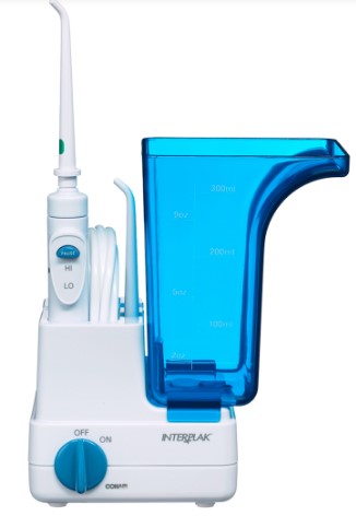 Conair Interplak Compact Dental Water Jet System WJ3CSRC - Portable Water Flosser for Teeth Cleaning, Braces & Gum Care - Perfect for Travel & Home Use