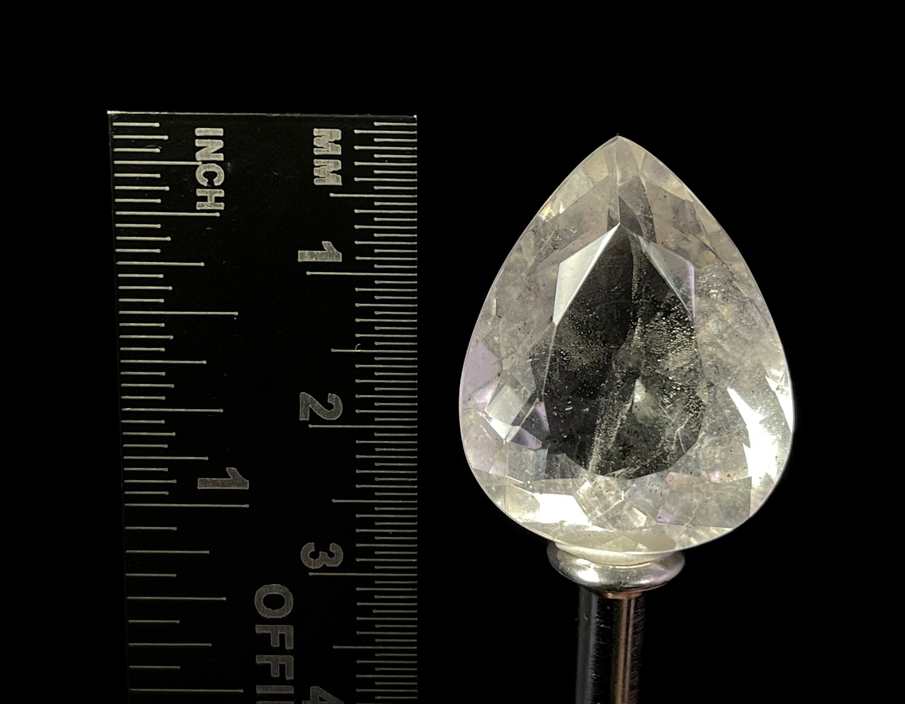 COVELLITE Pink Fire Quartz Crystal Teardrop Gemstone - Natural Healing Stone for Jewelry Making, Wire Wrapping & DIY Crafts (50894) - Perfect for Necklaces, Earrings & Spiritual Healing