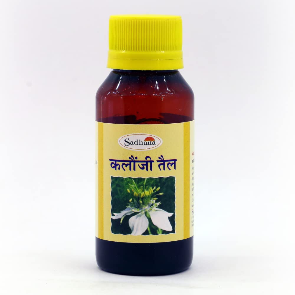 Organic Sadhana Black Seed Oil for Hair Growth & Scalp Health - 100ml Cold Pressed Pure Nigella Sativa Oil - Promotes Stronger, Thicker Hair & Reduces Hair Loss - Perfect for Daily Hair Care & Scalp Massage