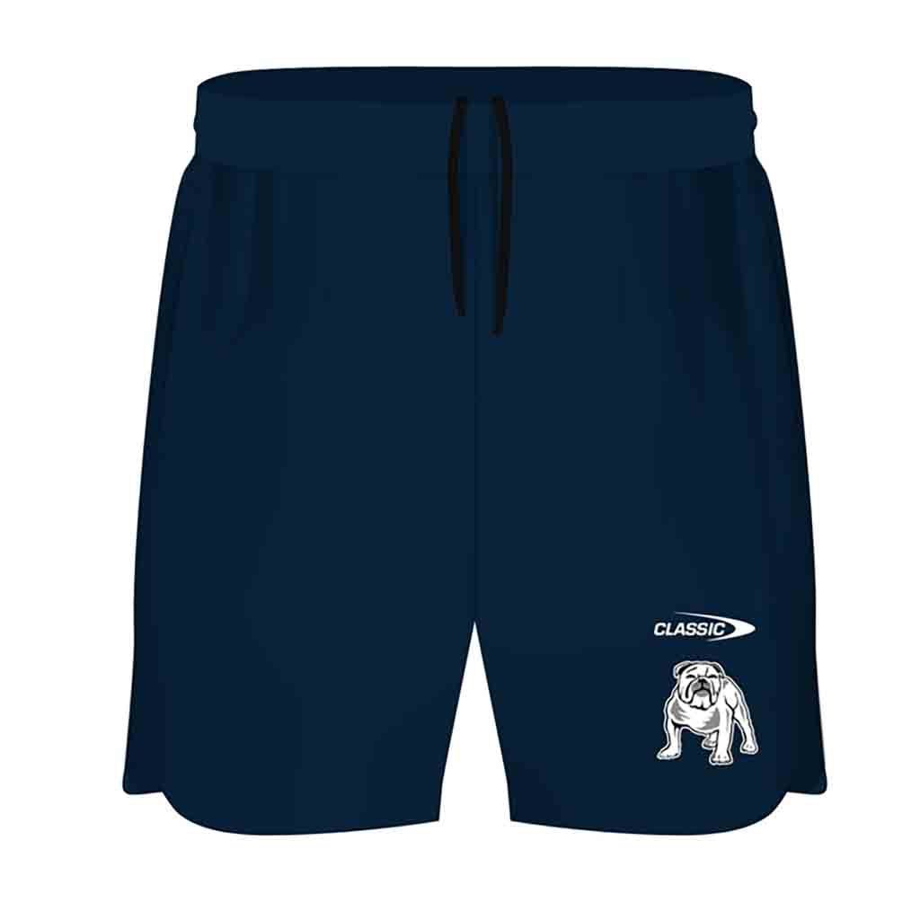 Canterbury Bulldogs 2024 Youth Training Shorts - Breathable Athletic Shorts for Boys & Girls - Perfect for Football, Rugby & Gym Workouts