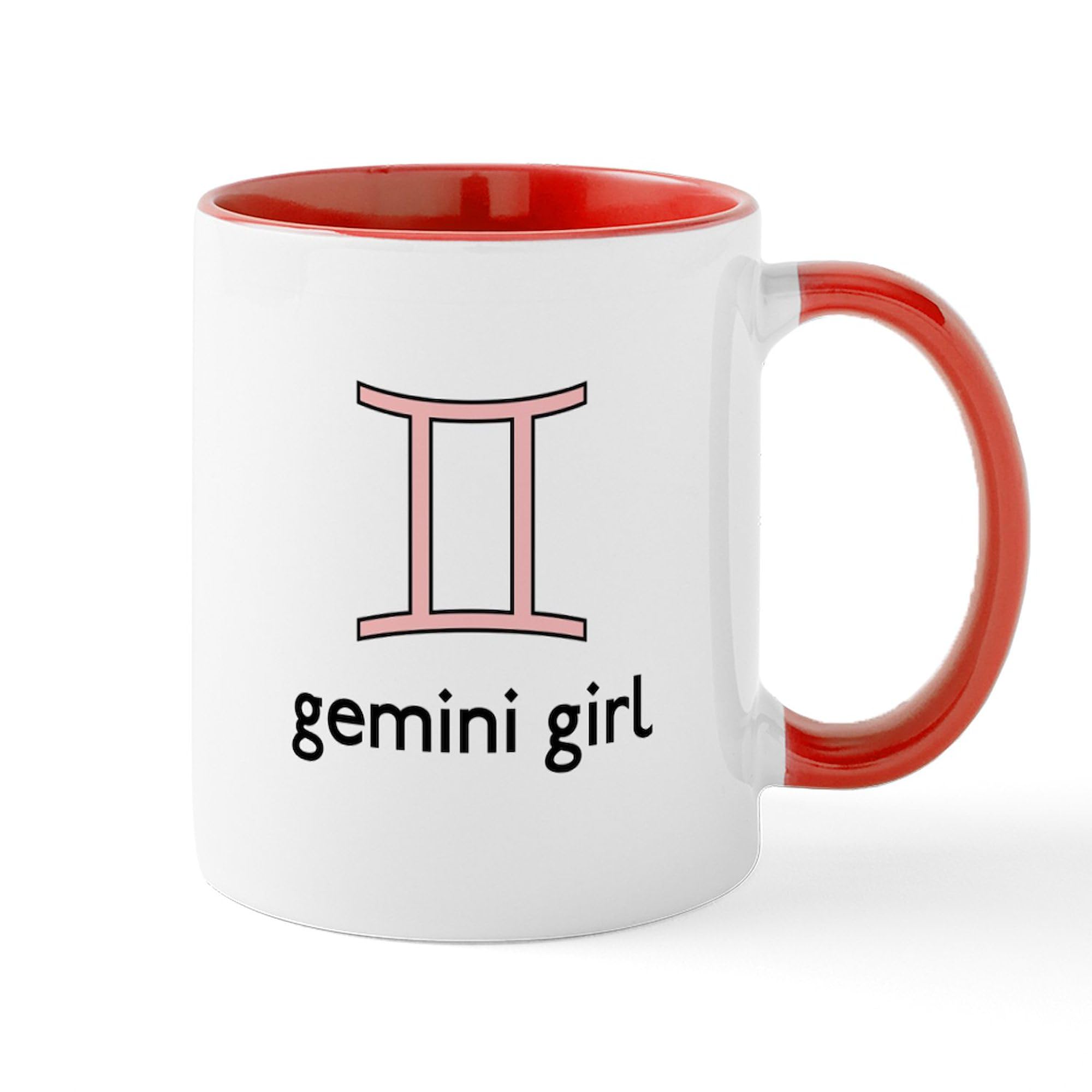 Gemini Zodiac Sign Coffee Mug - 11 oz (325 ml) Ceramic Tea Cup for Women, Perfect for Birthday Gifts, Office Use & Home Decor - Gemini Girl Themed Drinkware