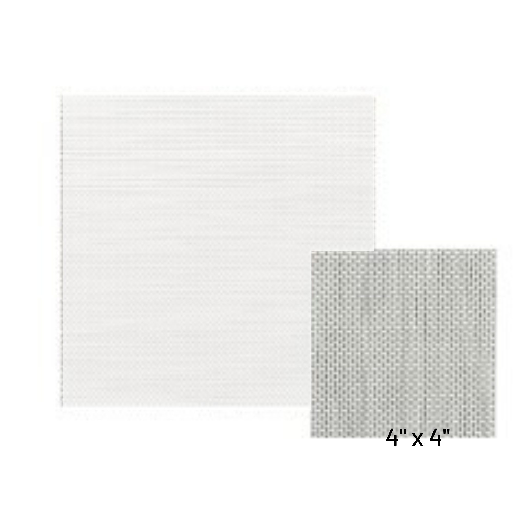 FOH Square Metroweave Mat/Liner - Mesh Gray, 8.75