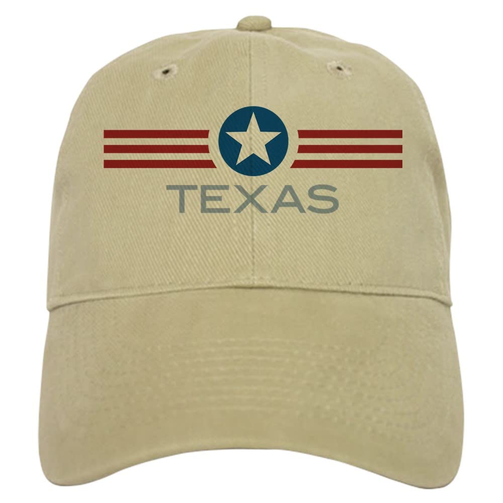 Texas Star Baseball Cap - Patriotic Stripes Design for Outdoor & Sports