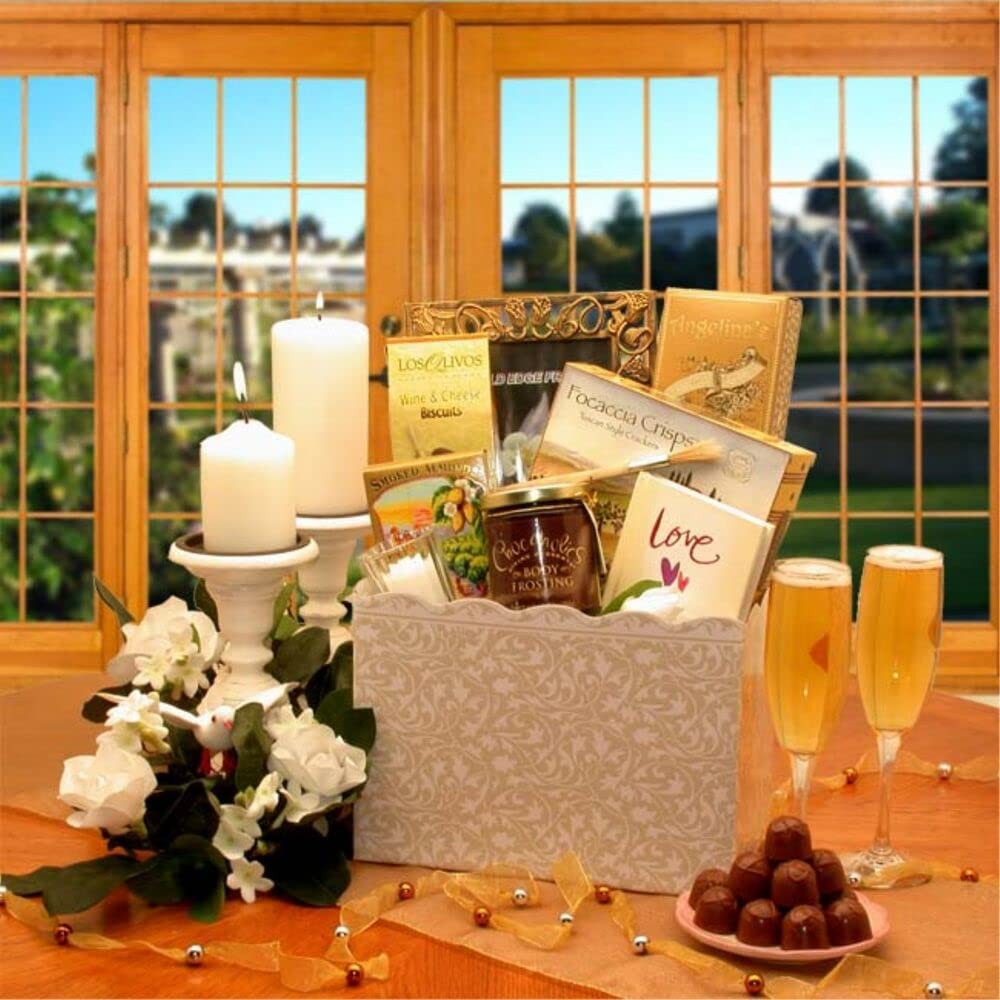 Happily Ever After Wedding Gift Box - Elegant and Romantic Gift for Bride & Groom - Perfect for Bridal Showers, Anniversaries, and Newlyweds