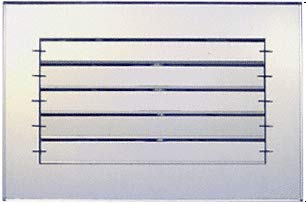 CRL AMG1280 Clear 12x8 Inch Adjustable Louver Acrylic Mirror Grille - Perfect for Home Theater, Studio, and Office Privacy Screens