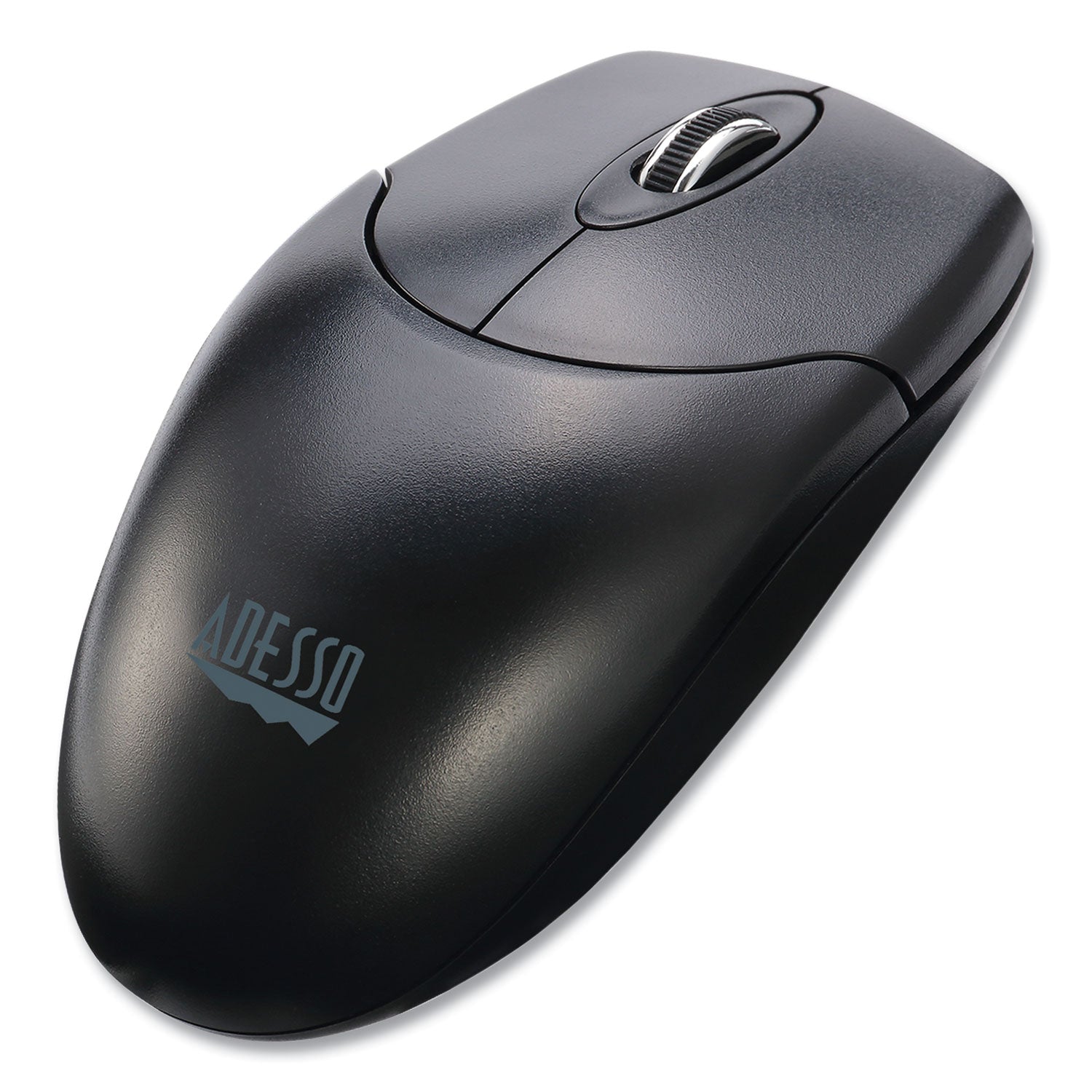 Adesso Imouse M60 Antimicrobial Wireless Mouse - 2.4Ghz Wireless with 30ft Range, Ambidextrous Ergonomic Design for Left/Right Hand Use (Black) | Perfect for Office, Home & Gaming Setup