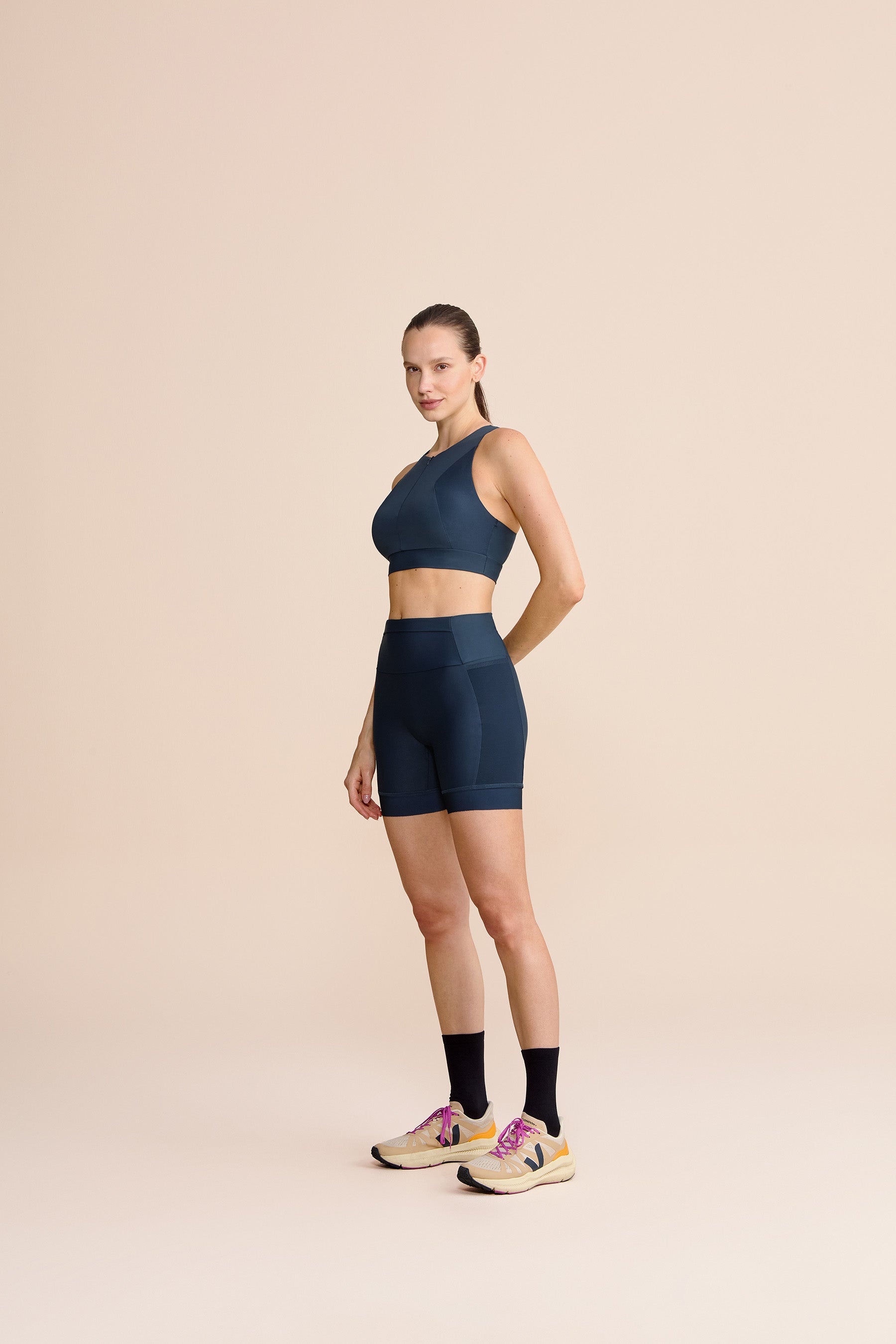 Race Pro® High Support Speed Zip Sports Bra for Running, Gym & High-Intensity Workouts - Moisture Wicking & Breathable Activewear