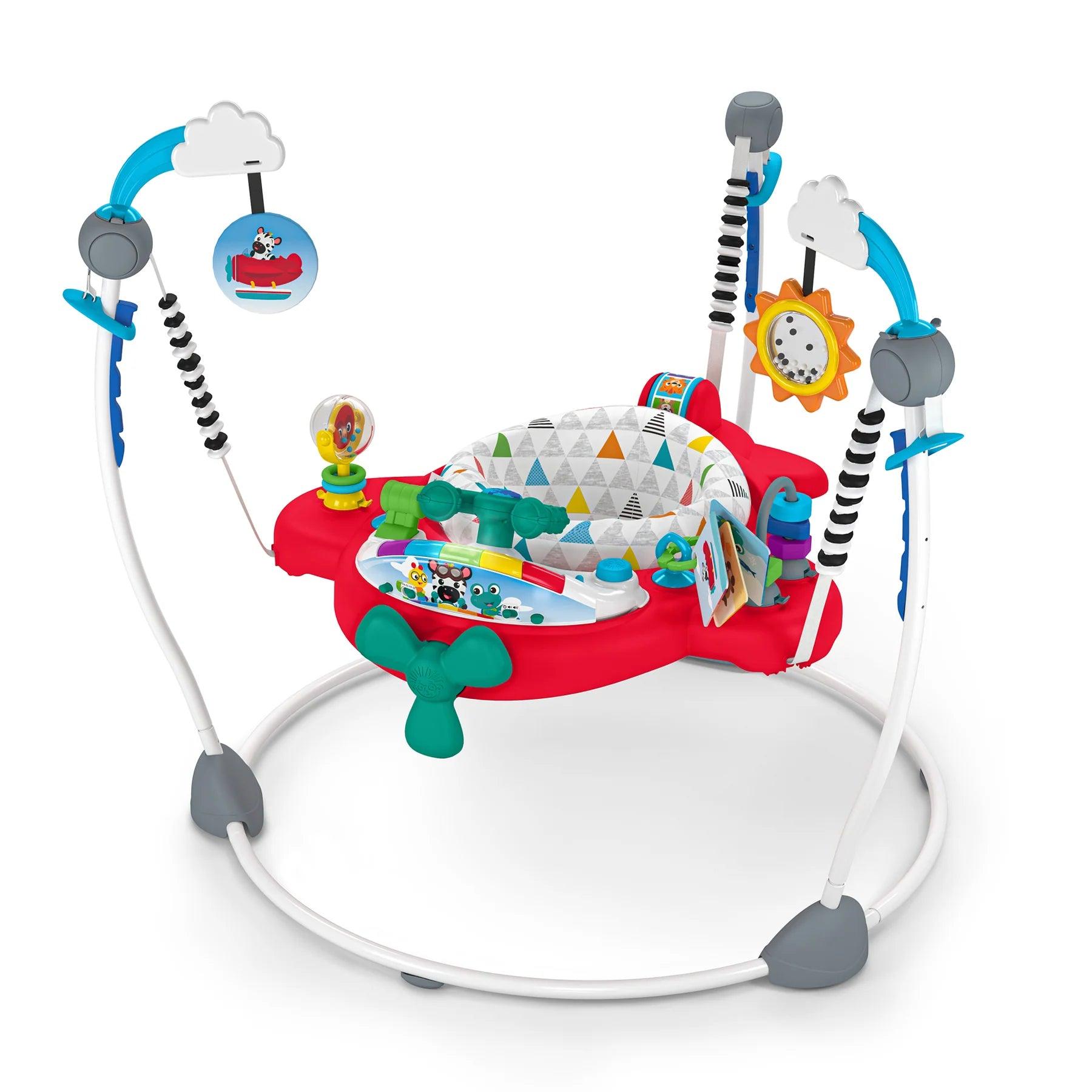 Baby Einstein Airplane Adventure™ 2-in-1 Activity Jumper for Infants - Interactive Learning Toy with Lights & Sounds - Perfect for Playtime & Early Development at Home