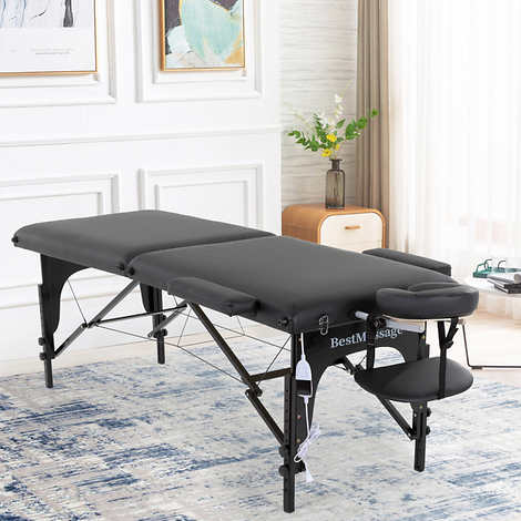 Premium Portable Heated Massage Table - Best for Home, Spa & Professional Use - Relaxing Full Body Massage Anywhere