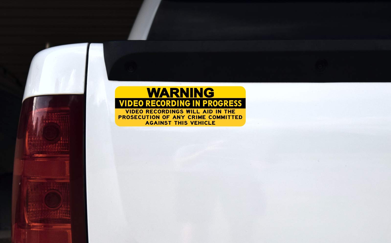 StickerTalk Vehicle Video Recording in Progress Vinyl Decal - 10