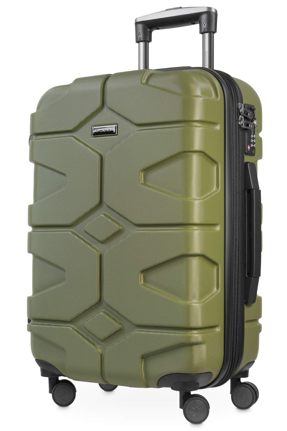 Premium Unisex Adult Luggage Set - 2-Piece Olive Green Suitcase for Travel, Business Trips & Weekend Getaways | Durable & Stylish Carry-On & Check-In Bags