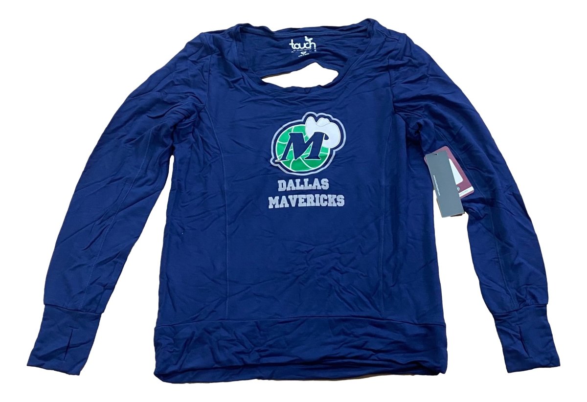 Dallas Mavericks Women's Long Sleeve T-Shirt - NBA Basketball Fan Jersey for Women - Comfortable Cotton Tee for Game Day, Sports Events & Casual Wear