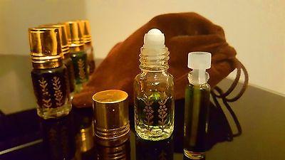 Pure Green Egyptian Musk Attar Oil - 3ml Intense Pheromone Perfume for Men & Women | Romantic Dates, Night Out, Special Occasions