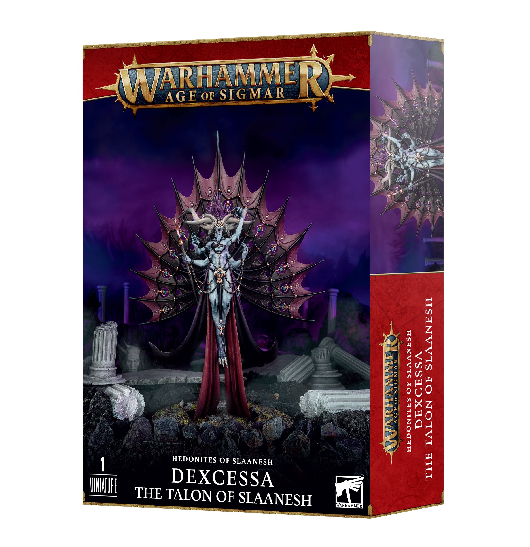 Age of Sigmar Hedonites of Slaanesh: Dexcessa, the Talon of Slaanesh - Warhammer Miniature for Tabletop Gaming & Collectors