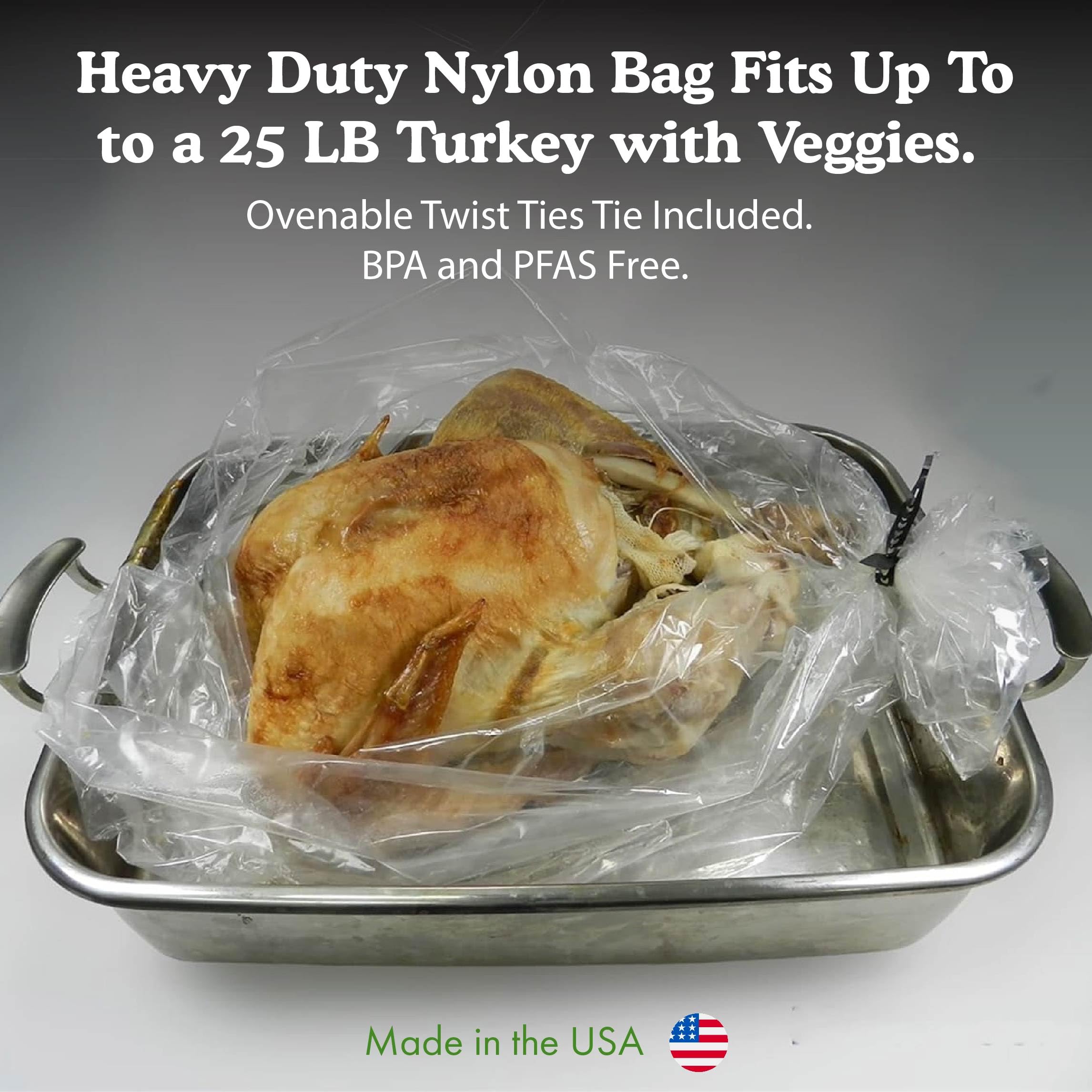 Regency Wraps Turkey Roasting Bags - 2 Pack Oven Safe Cooking Bags (20