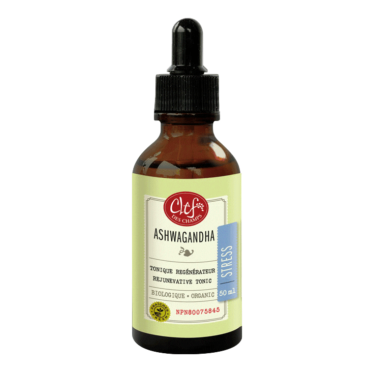 Organic Ashwagandha Tincture by Clef des Champs - 50ml Herbal Supplement for Stress Relief, Sleep Support & Immune Boost - Perfect for Daily Wellness Routine & Natural Remedies