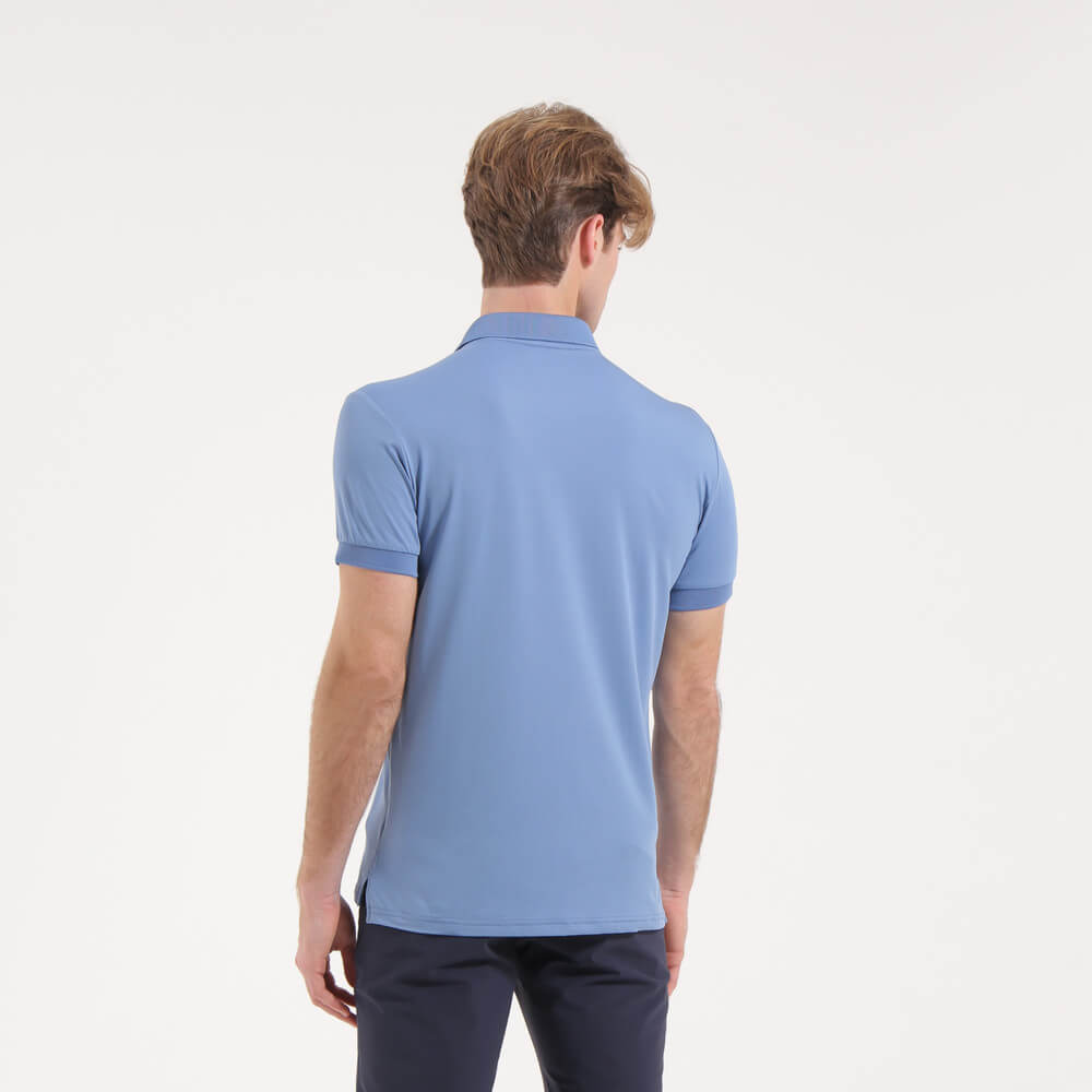 Audience Light HD Jersey Sunblock Polo Shirt - UPF 50+ UV Protection, Breathable & Quick-Dry for Men - Perfect for Golf, Tennis & Outdoor Activities