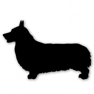 Premium Double-Sided Spinning Keychain - Silver Chrome Pembroke Welsh Corgi Dog Breed Key Ring | Perfect for Pet Lovers, Gift Giving & Key Organization