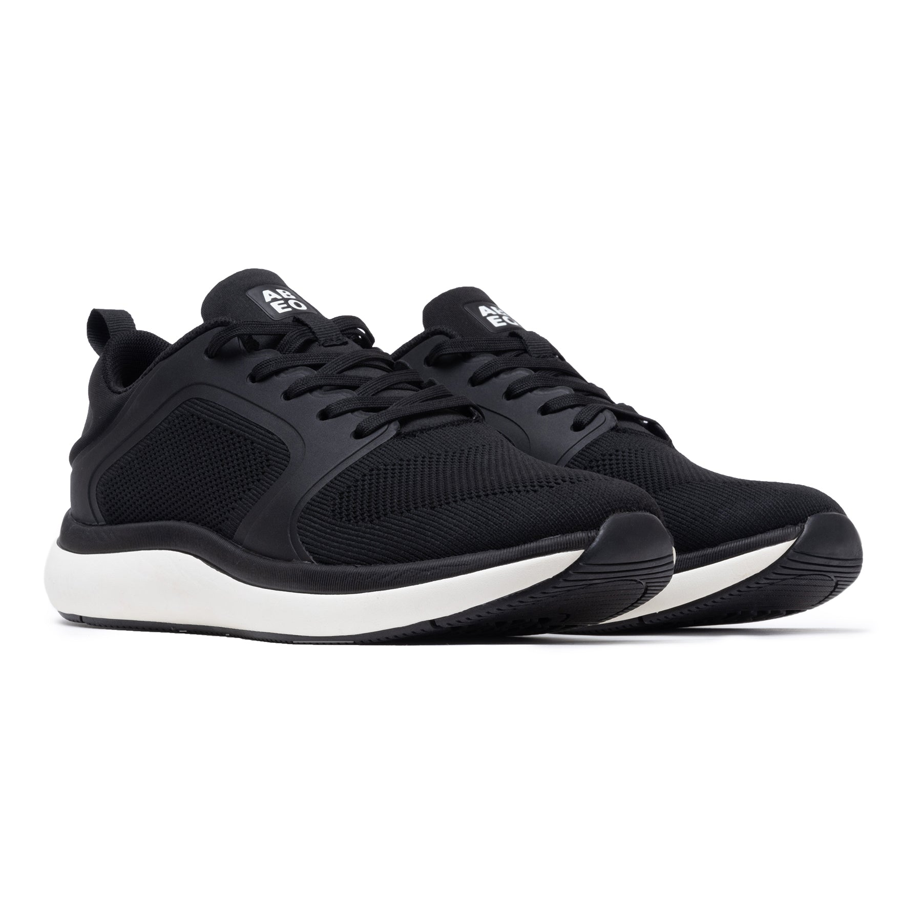 Abeo MXV Cruise Neutral Black Running Shoes - Lightweight & Cushioned for Men & Women - Perfect for Jogging, Gym Workouts & Daily Walking
