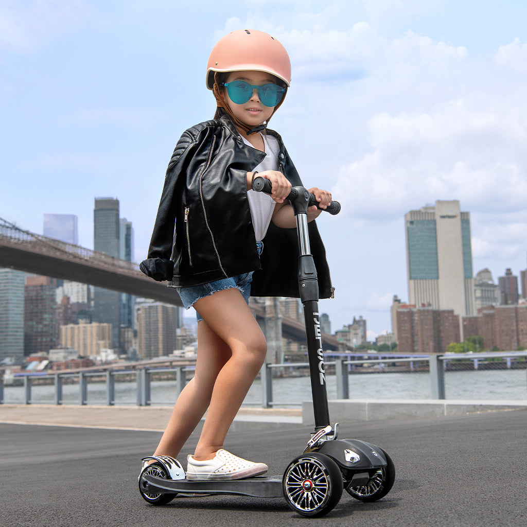 Triton Kick Scooter for Adults & Teens - Lightweight Folding Commuter Scooter for Urban Travel, School, Work & Outdoor Fun - Durable Aluminum Frame & Smooth Ride