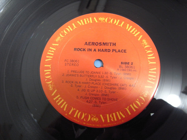 Aerosmith - Rock In A Hard Place Vinyl LP Album (VG+ Condition) - Perfect for Classic Rock Collectors & Vinyl Enthusiasts