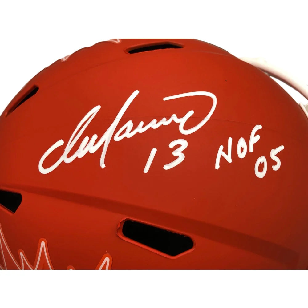 Dan Marino Autographed Miami Dolphins Orange Alternate Helmet with 