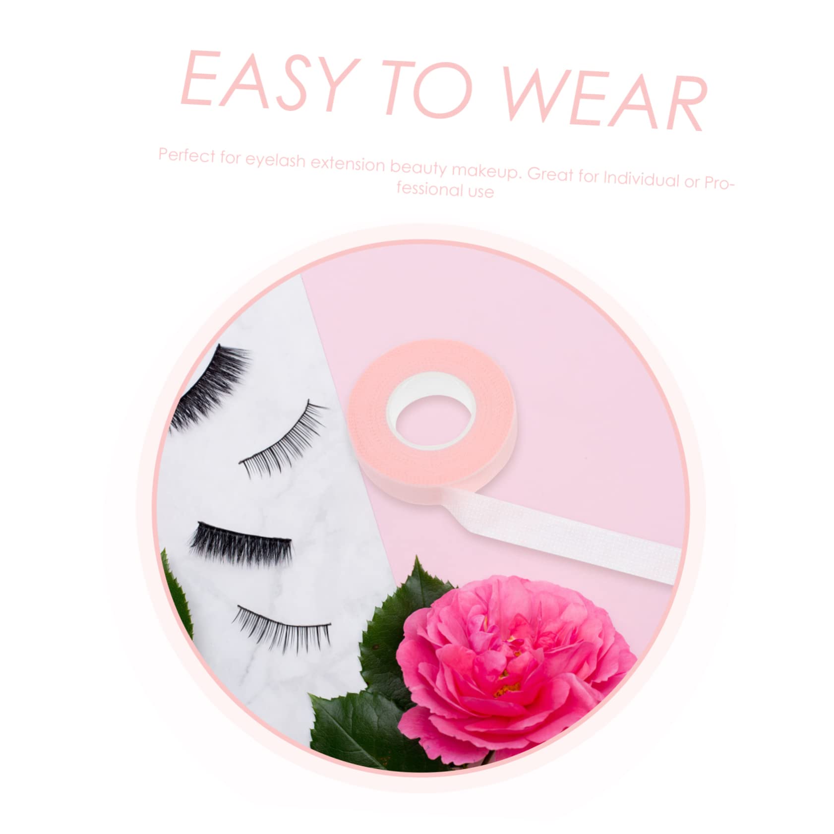 DOITOOL 18 Rolls Microporous Breathable Lash Adhesive Tape - Hypoallergenic Eye Pads for Makeup & False Eyelashes - Perfect for Beauty Salons, Bridal Makeup & DIY Extensions