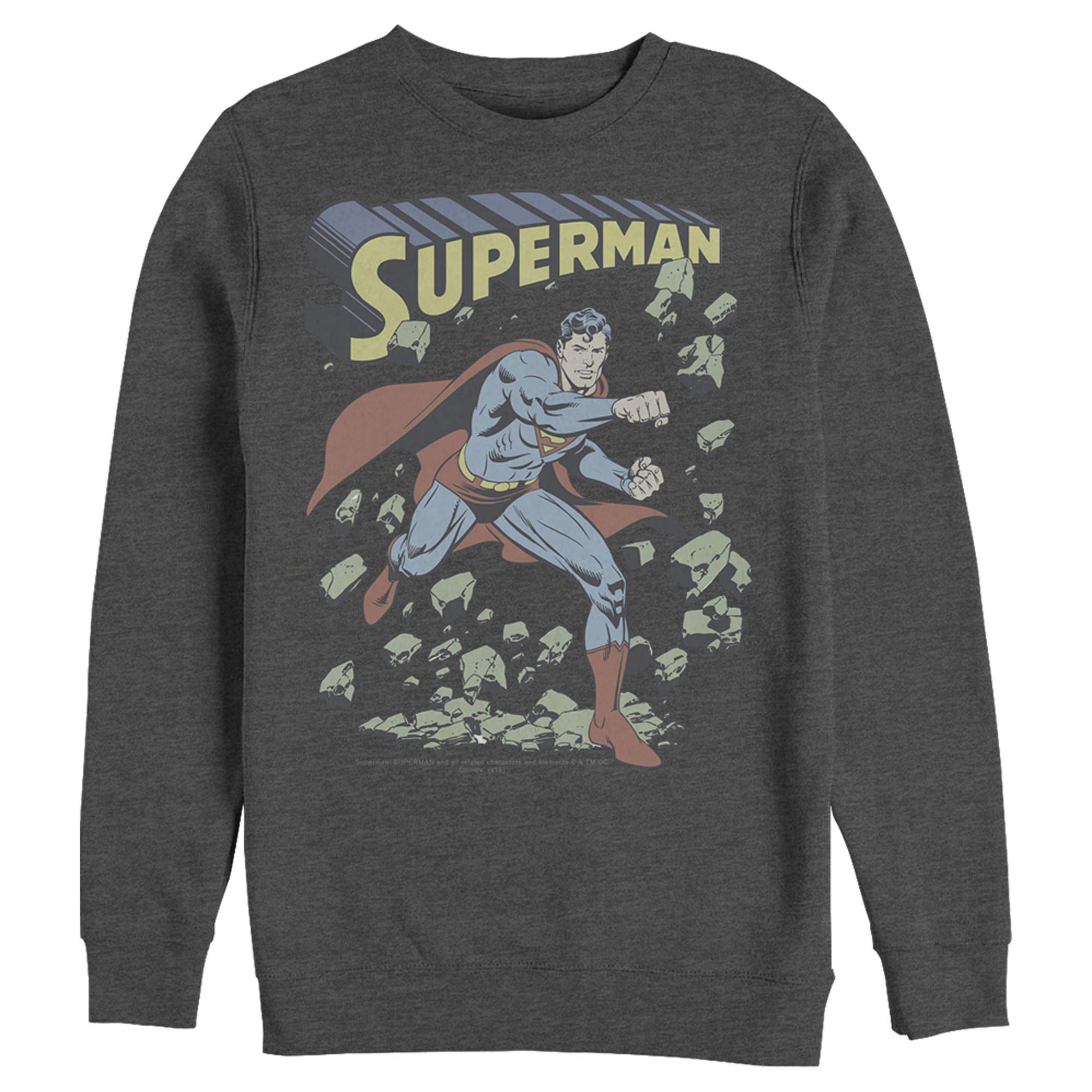 Men's Superman Hero Sweatshirt - Casual Superhero Apparel for Fans