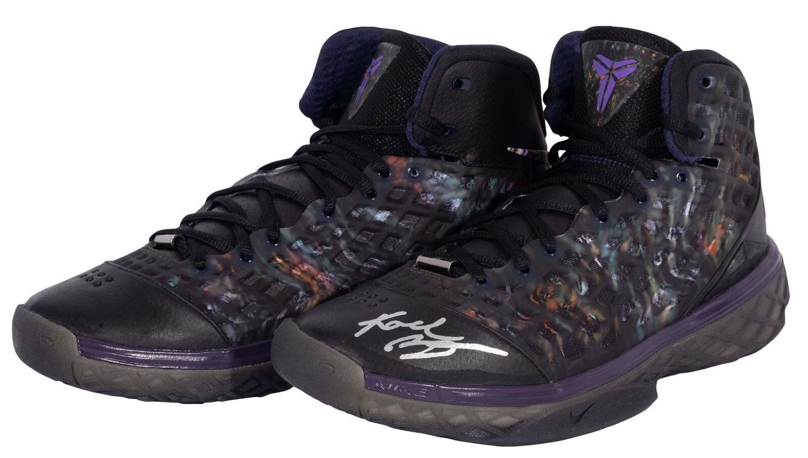 Authentic Kobe Bryant Lakers Signed Nike Zoom Kobe III Prelude Basketball Shoes - Limited Edition Panini Certified - Perfect for Collectors & NBA Fans - Game-Worn Style for Display & Memorabilia