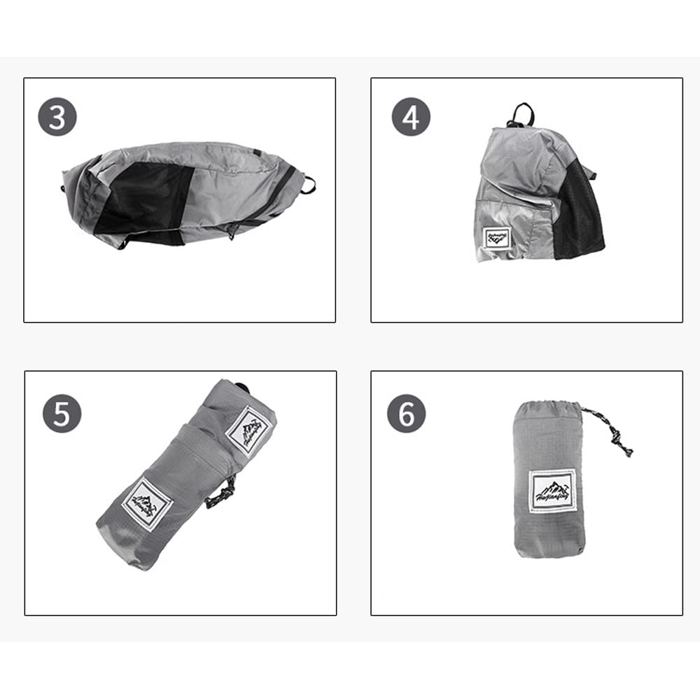 Ultralight Foldable Backpack - Portable Travel Hiking Pack for Women & Men | Water-Resistant Compact Daypack for Outdoor Adventures, Gym, Commuting & Airplane Carry-On