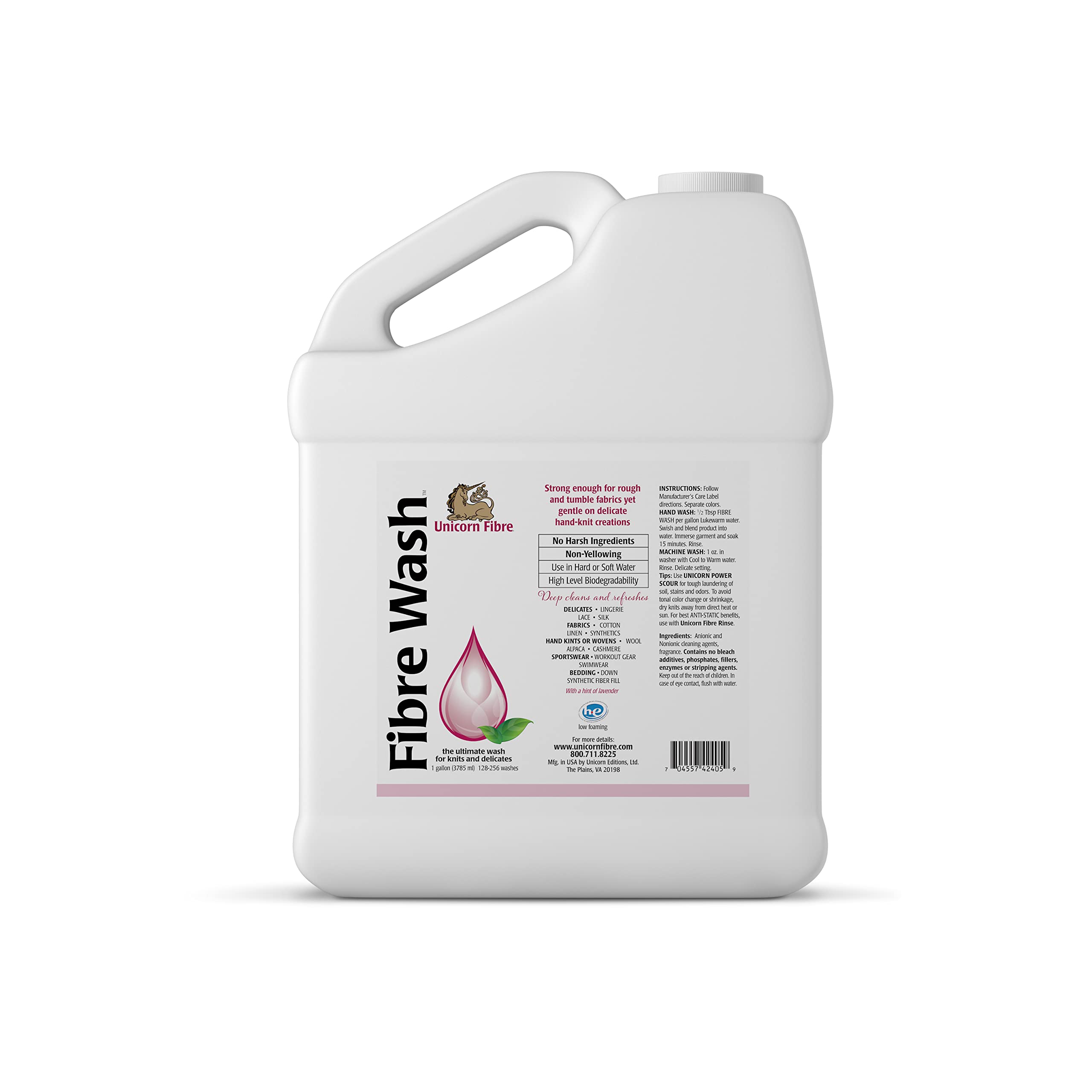 1 Gallon Laundry Detergent - High-Efficiency HE Safe for All Machines - Perfect for Large Loads & Family Use