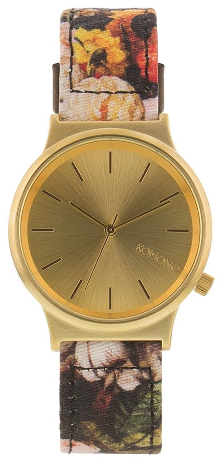 Komono Wizard Print Series Watch - Flemish Baroque Design, Unisex One Size - Stylish & Unique Timepiece for Men & Women | Perfect for Casual Wear, Parties & Fashion Accessories