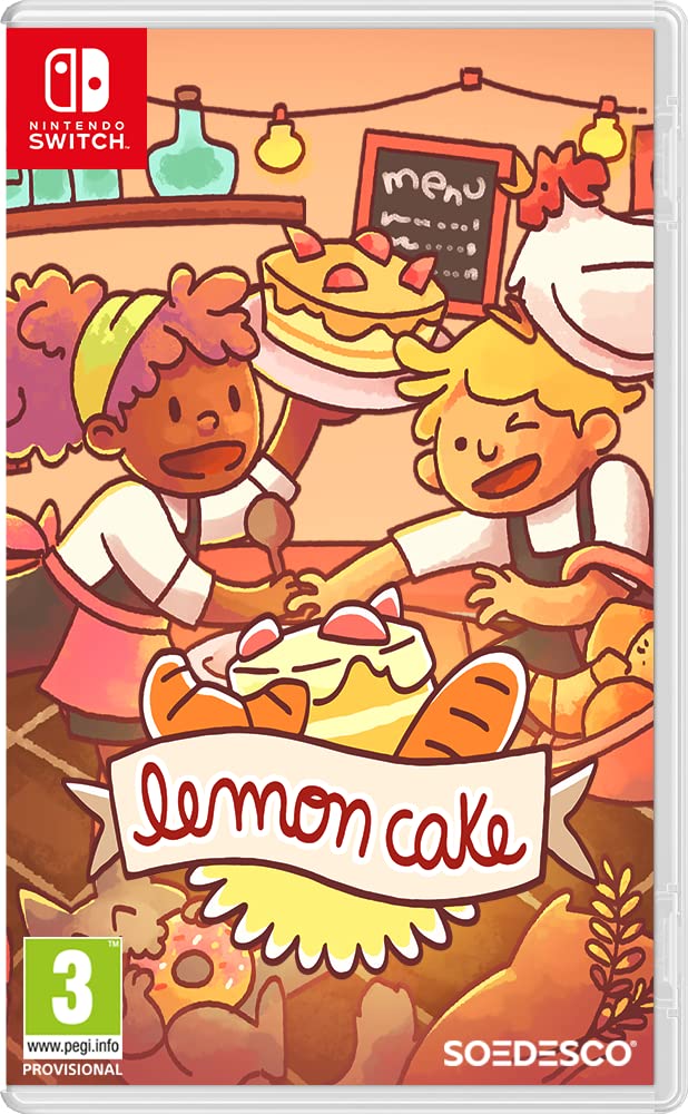 Delicious Lemon Cake Themed Nintendo Switch Console - Perfect for Gaming Enthusiasts & Birthday Gifts