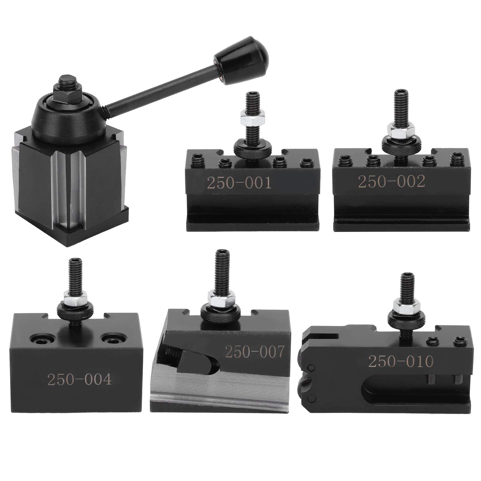 High Precision CNC Lathe Tool Holder Set - Piston Tool Post for Easy Installation | Ideal for Machining, Metalworking & Industrial Applications