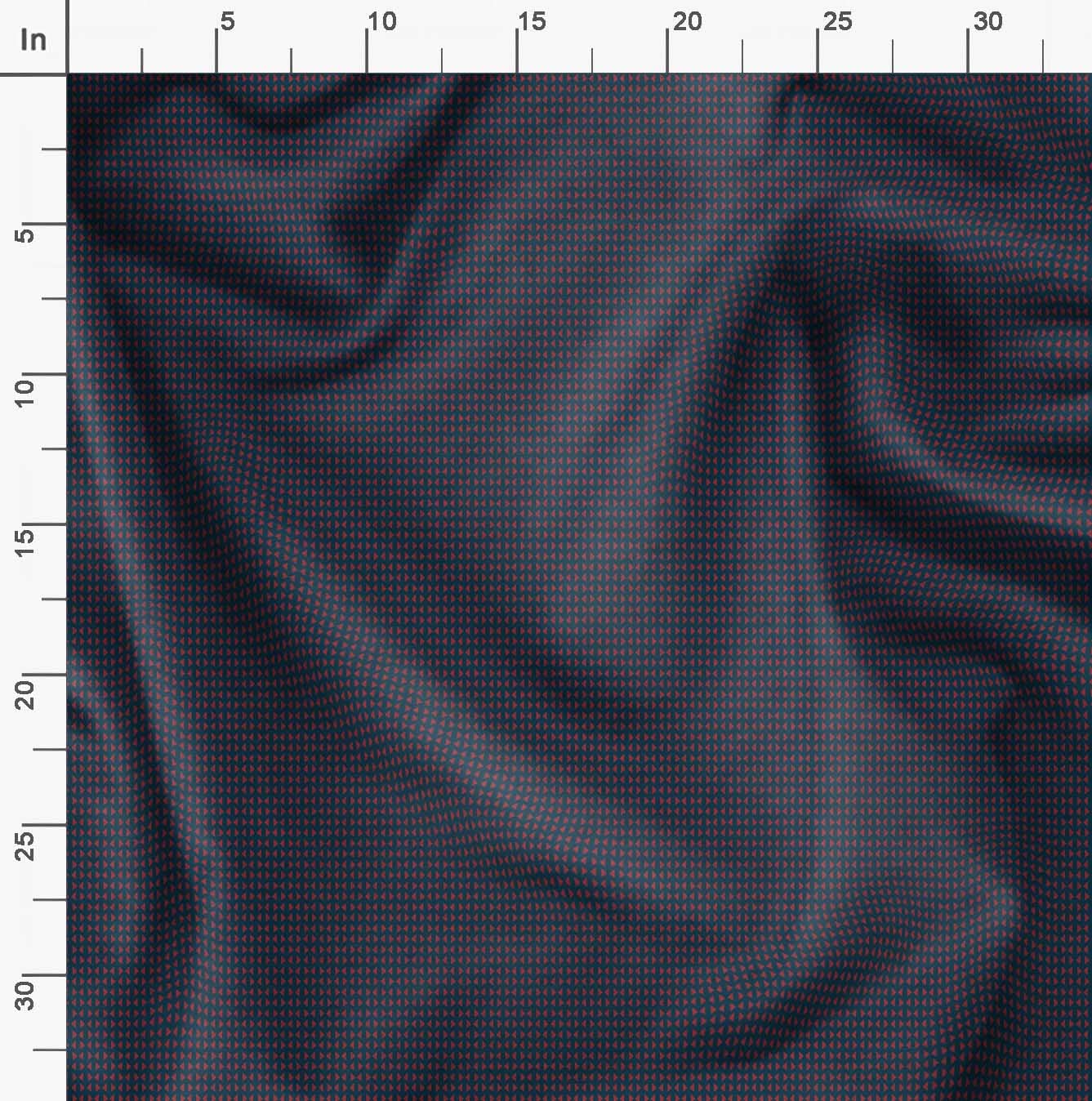 Soimoi Moss Georgette Brown Fabric by The Yard - 42 Inch Wide Geometric Print Fabric for DIY Crafts, Dresses & Home Decor | Triangle Pattern Chic Fabric for Sewing, Quilting & Fashion Design