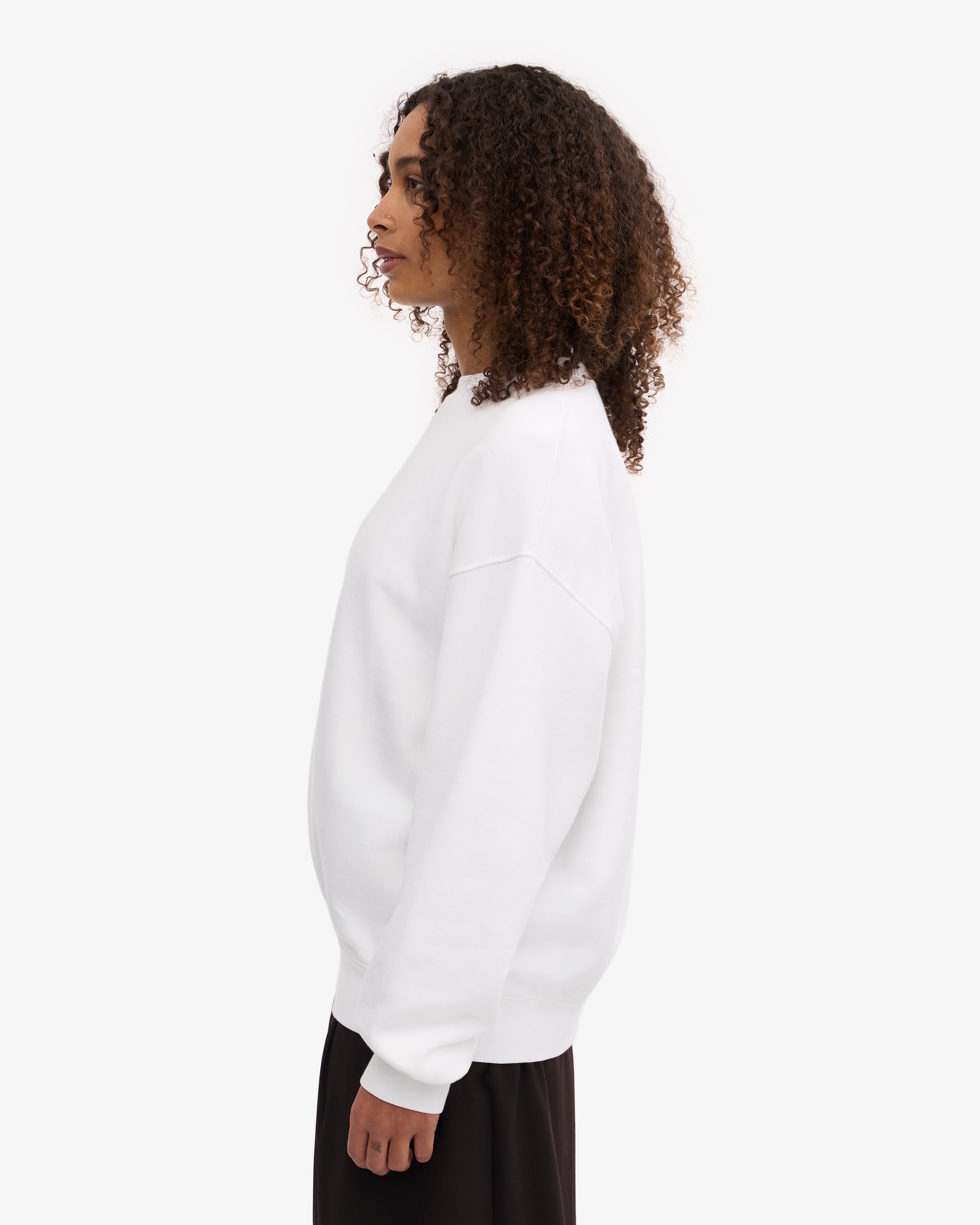 Organic Oversized Crew Neck Sweatshirt - Soft & Comfortable Unisex Pullover for Men and Women - Perfect for Casual Wear, Loungewear & Street Style Fashion
