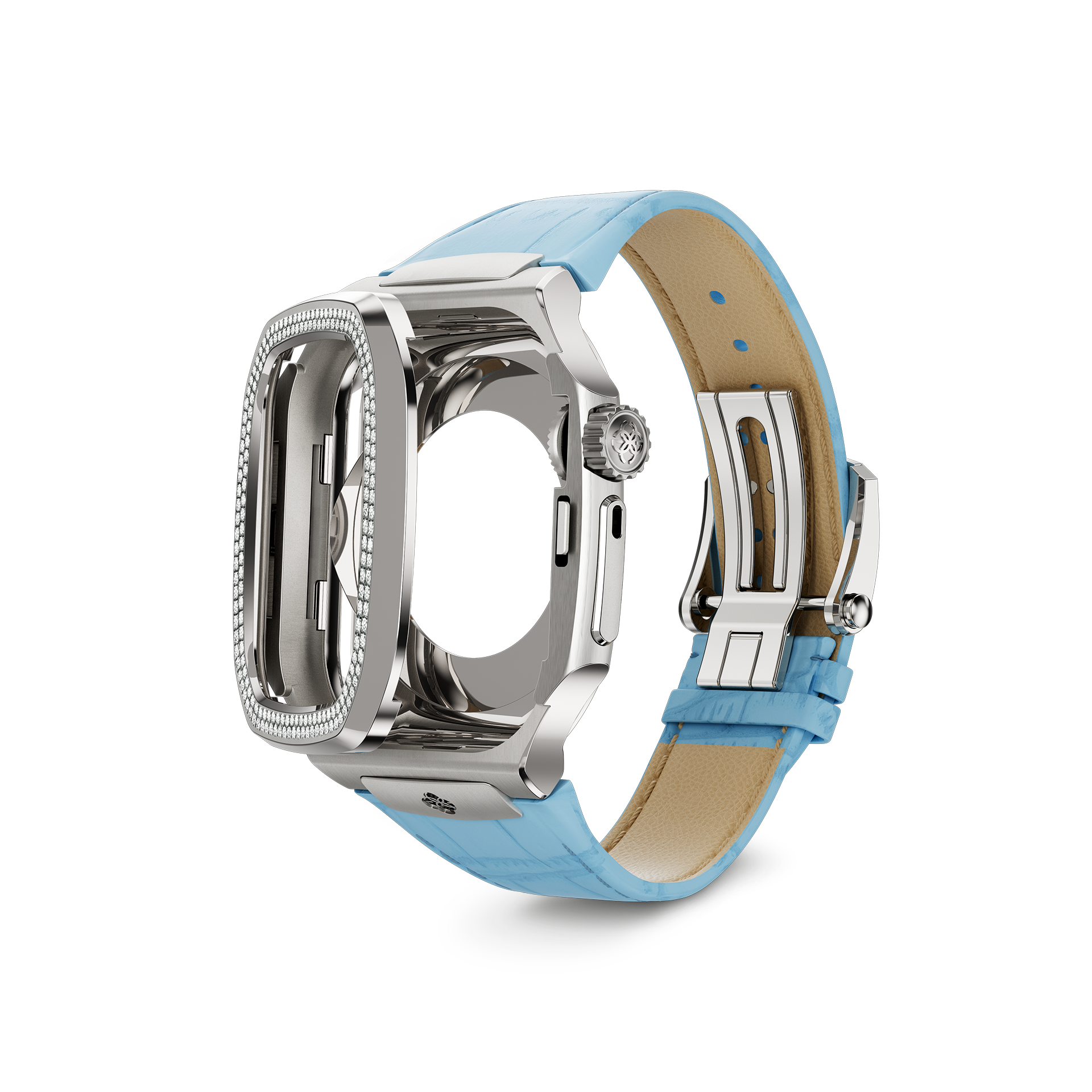 Apple Watch Case for Series 7/8/SE (40mm) - ROL41 Slim Protective Cover in Silver | Perfect for Gym, Running & Everyday Use