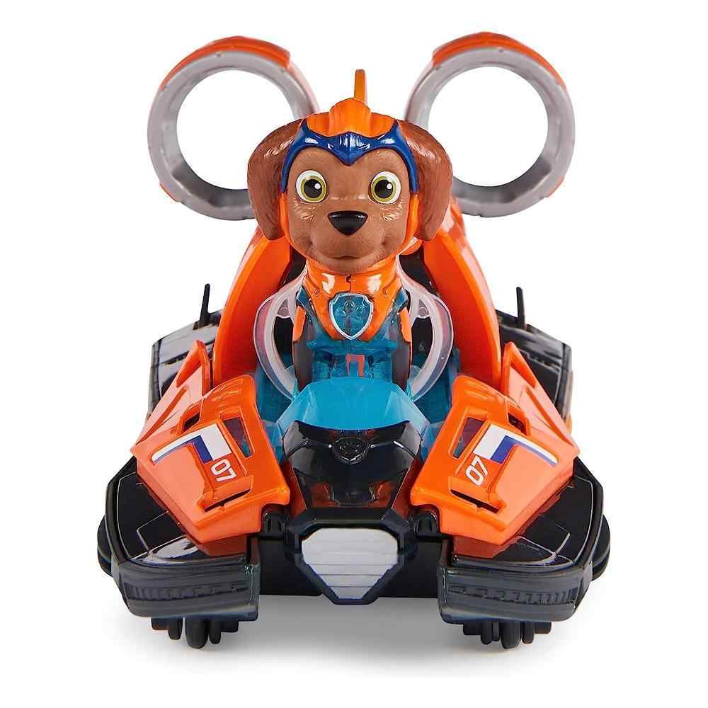 Paw Patrol The Mighty Movie Zuma Hovercraft Toy - Kids Water Rescue Vehicle Playset for Bath Time & Pool Fun - Official Licensed Merchandise for Boys & Girls Ages 3+