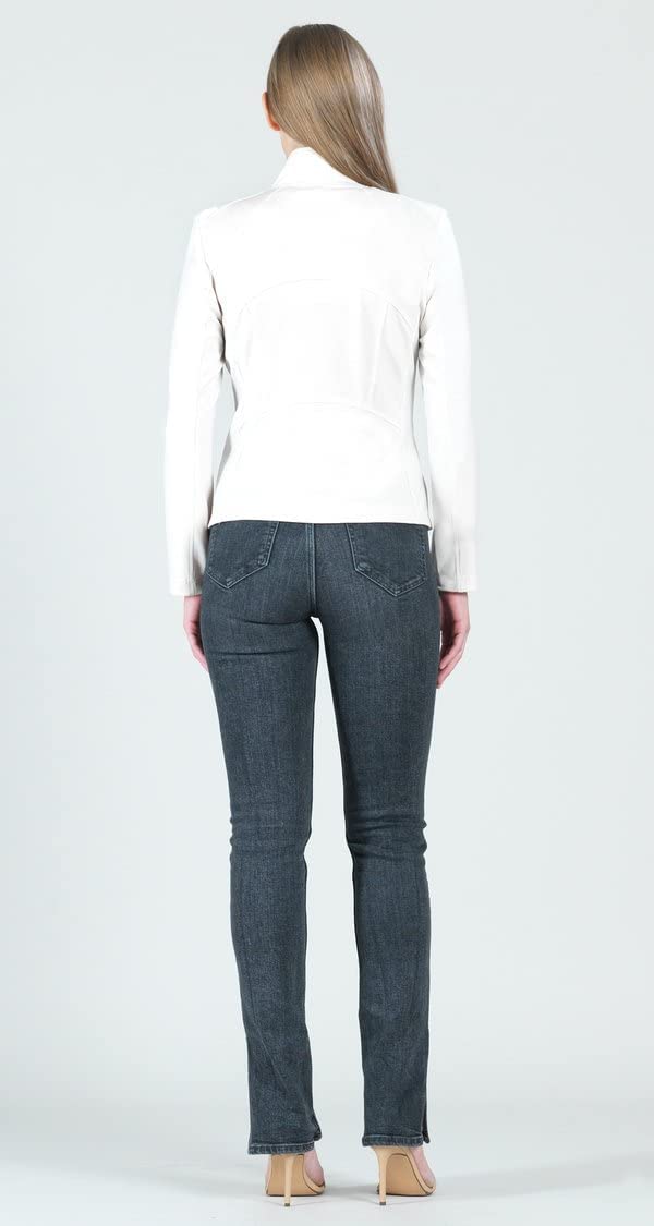 Premium Liquid Leather Women's Signature Jacket - Stylish & Comfortable Outerwear for Casual Wear, Work & Night Out