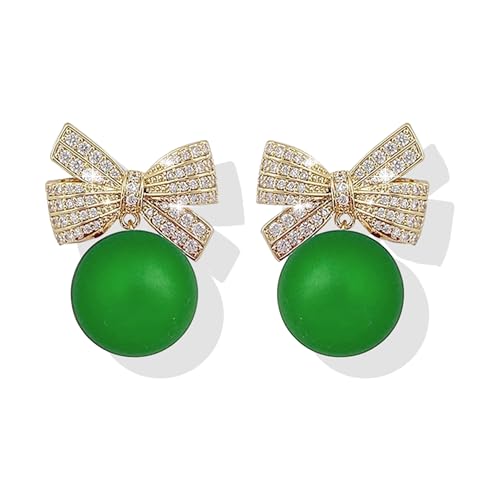 B-Green Pearl Earrings