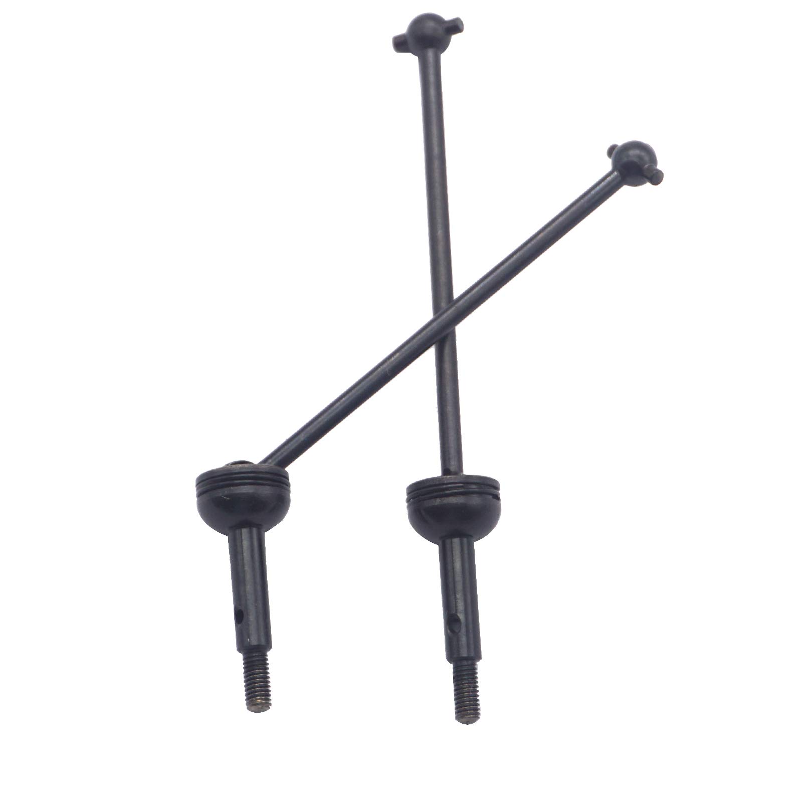 2Pcs ShareGoo Metal RC CVD Drive Shafts Dogbone Joint - Compatible with WLtoys 144001 1/14 Scale RC Car Upgrade Parts - Durable Replacement for Off-Road Racing & Bashing