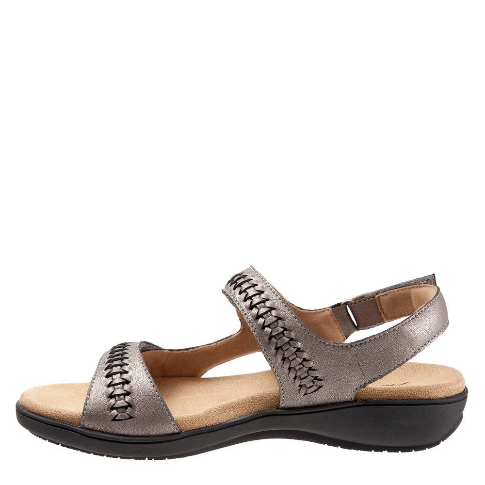 Trotters Women's Comfortable Flat Sandals - Breathable Summer Casual Shoes for Walking, Beach & Vacation Outfits